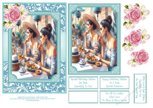 Ladies Who Lunch - 5x7