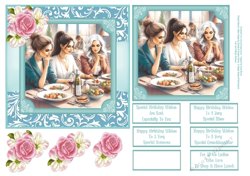 Ladies Who Lunch - 6x6