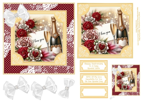 Elegant Champagne - 6x6