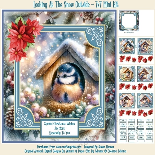 Looking At The Snow Outside - 7x7 Mini Kit