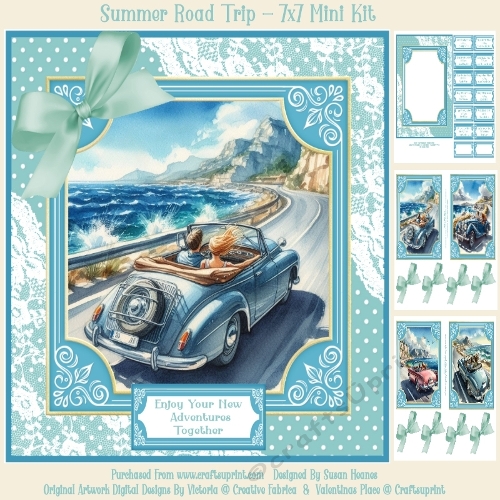 Summer Road Trip - 7x7 Mini Kit