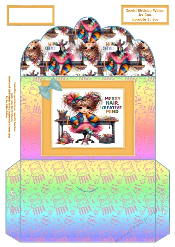 Messy Hair, Creative Mind - Money Wallet