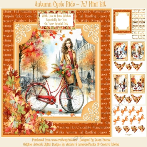 Autumn Cycle Ride - 7x7 Mini Kit