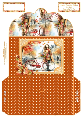 Autumn Cycle Ride - Money Wallet