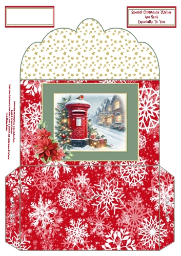 Christmas Postbox - Money Wallet