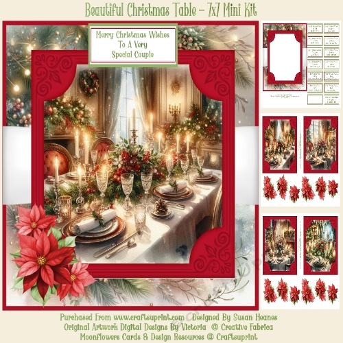 cup1411420_846 - Beautiful Christmas Table - 7x7 Mini Kit