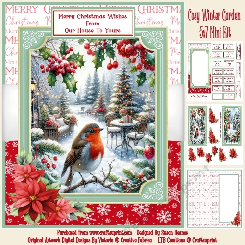 cup1415136_846 - Cosy Winter Garden - 5x7 Mini Kit