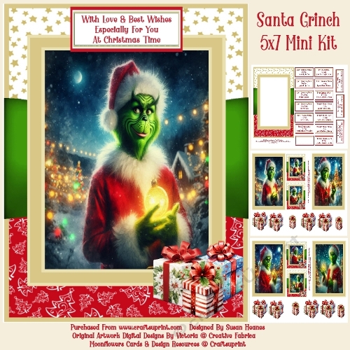 Santa Grinch - 5x7 Mini Kit