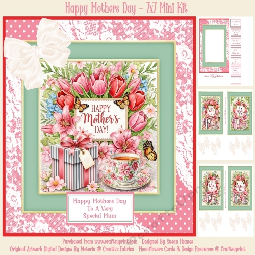 Happy Mothers Day - 7x7 Mini Kit