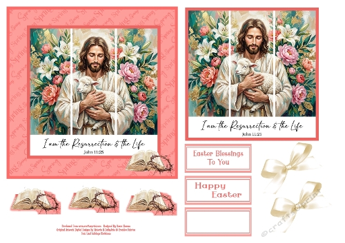 I Am The Resurrection & The Life - 6x6