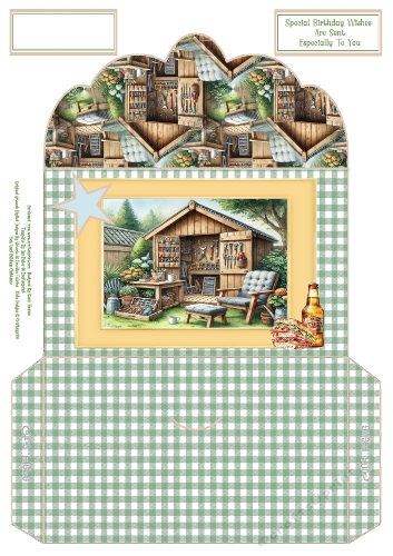 A Mans Garden Shed - Money Wallet