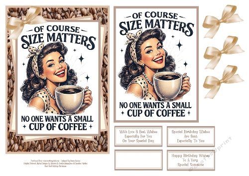 Of Course Size Matters - 5x7