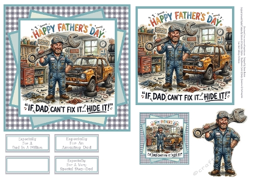 If Dad Cant Fix It...Hide It - 6x6