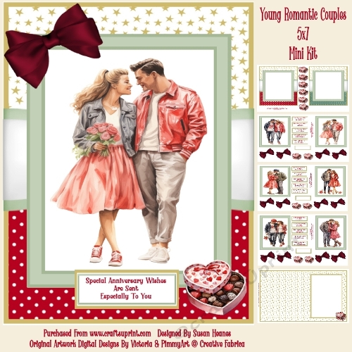 Young Romantic Couples - 5x7 Mini Kit