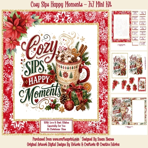Cosy Sips Happy Moments - 7x7 Mini Kit