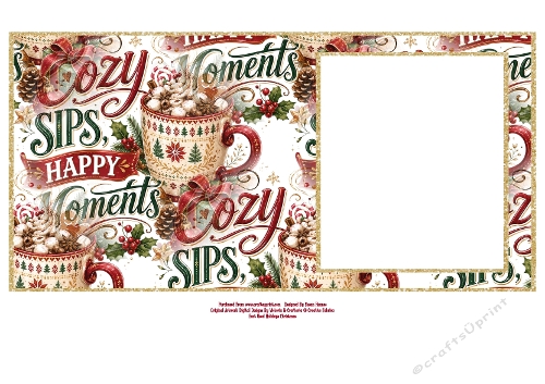 Cosy Sips Happy Moments - 6x6 Insert