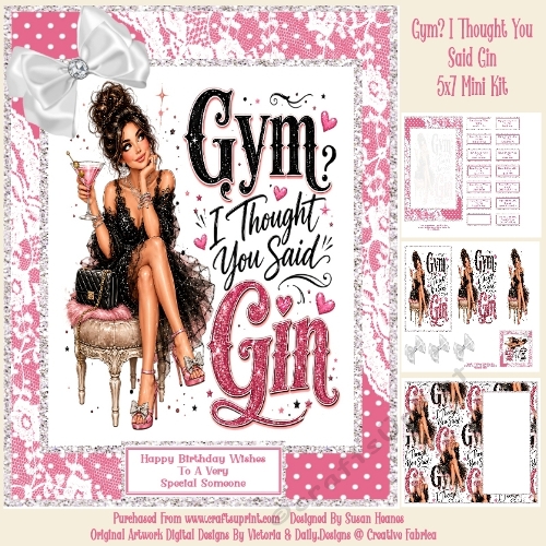 Gym? I Thought You Said Gin - 5x7 Mini Kit