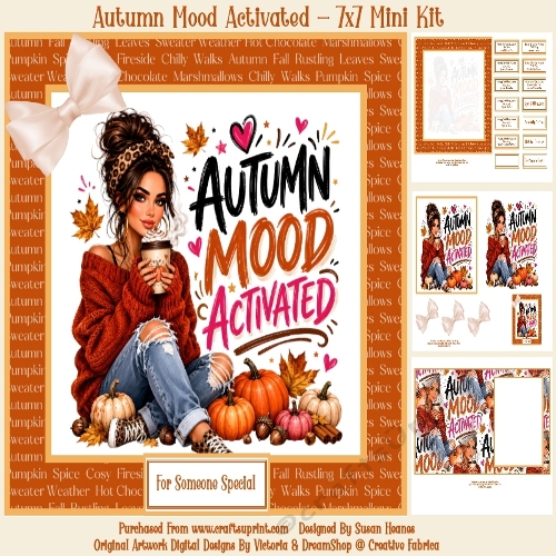Autumn Mood Activated - 7x7 Mini Kit
