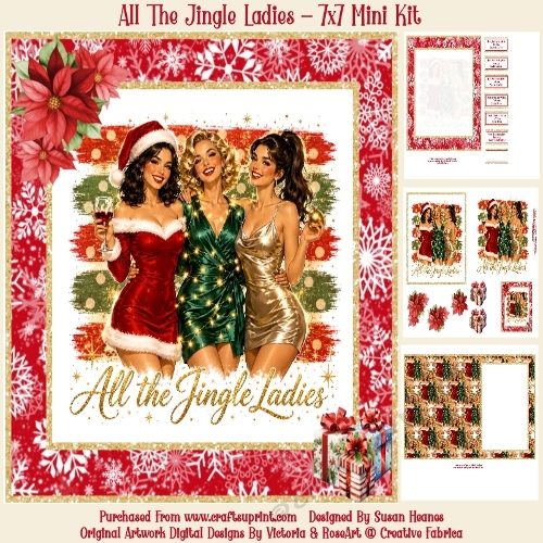 All The Jingle Ladies - 7x7 Mini Kit
