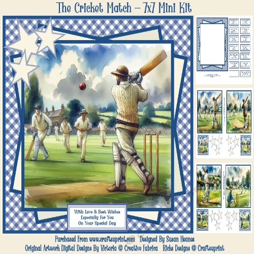 The Cricket Match - 7x7 Mini Kit