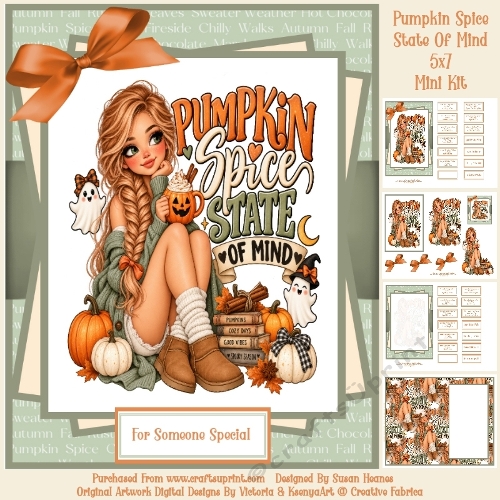 Pumpkin Spice State Of Mind - 5x7 Mini Kit