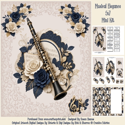 Musical Elegance - 5x7 Mini Kit