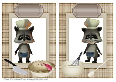 Chef Raccoon's Cherry Pie and Baking Day
