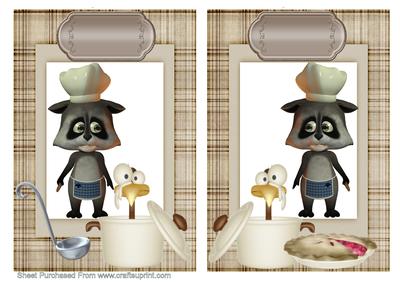 Chef Raccoon's Turkey Hotpot with Cherry Pie2