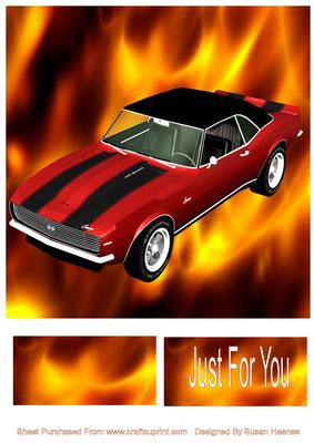 Fire Red Fast Car 2
