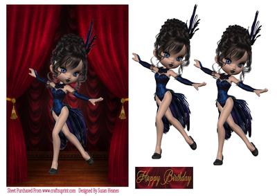Dancing Showgirl