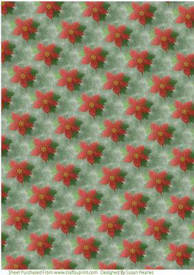 Christmas Poinsettia Paper