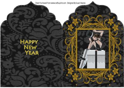 Happy New Year Beauty Elegant Top 2