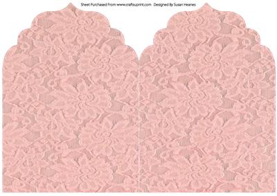 Vintage Lace Elegant Top Card Base