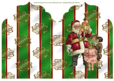 Vintage Christmas Elegant Top