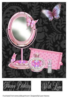 A4 Pink Girlie Things