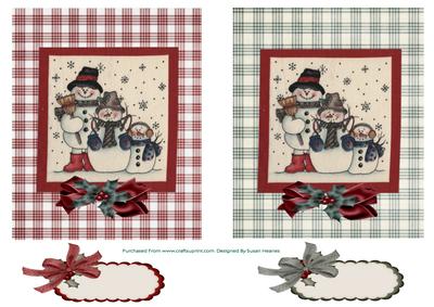 Cheery Snowmen Toppers