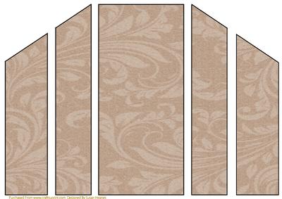Coffee Swirls Theatre Card Base
