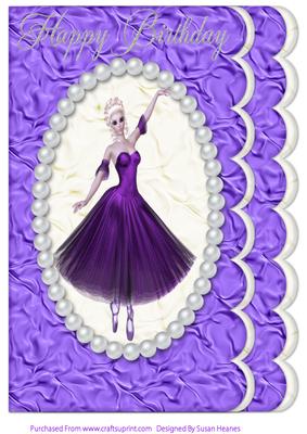 A4 Purple Ballerina