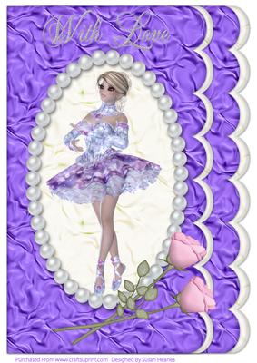 A4 Lilac Ballerina