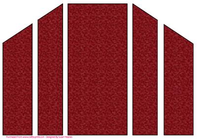 Burgandy Engraved Theatre Card Base