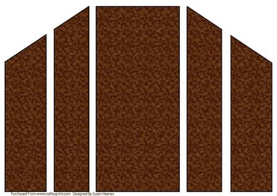 Chocolate Brown Engraved Theatre Card Base