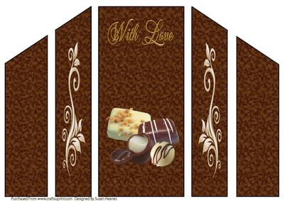 Because We All Love Chocolates Theatre Card