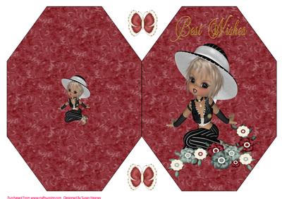 Sitting Pretty Barbara Octagon Card