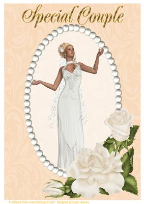 A4 to a Special Couple on Their Wedding Day