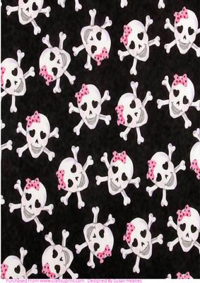 Girlie Skulls Paper