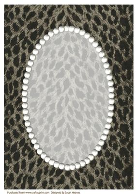Animal Fur and Pearls Card Front 2