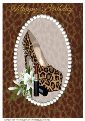 A4 Animal Faux Fur Shoes