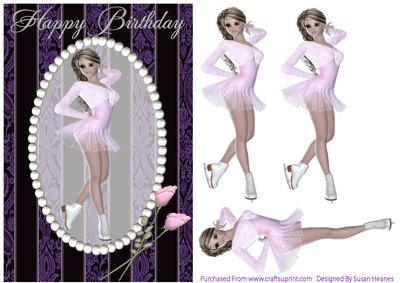 Elegant Ice Skater 2