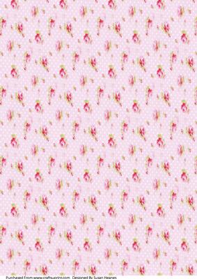 Pink Floral Paper