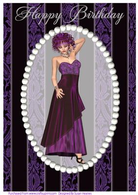 A4 a Touch of Purple